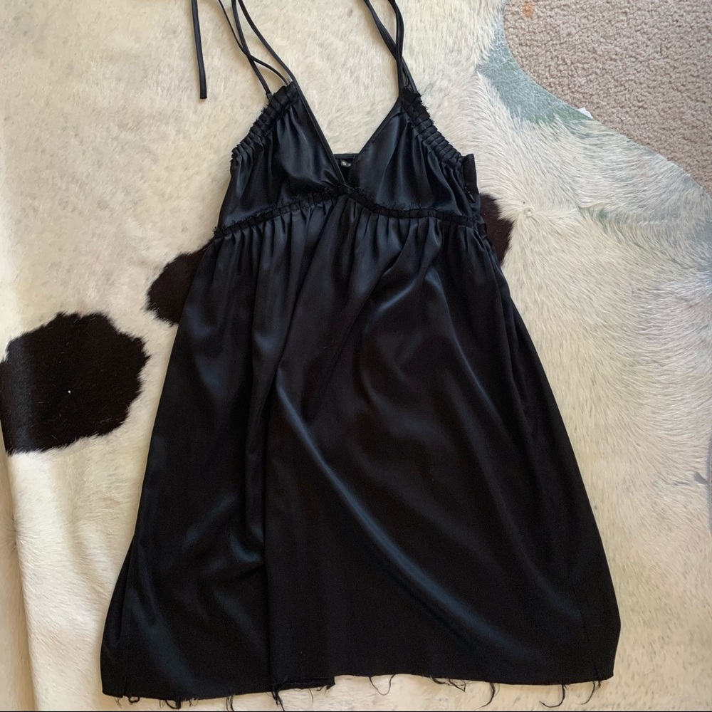 Black mini dress!